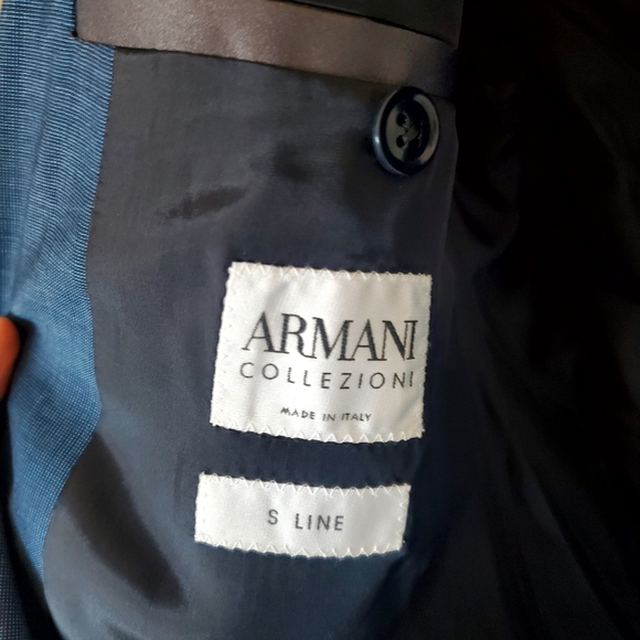 Armani Men's Jacket, size 38, blue - Picture 3 of 8